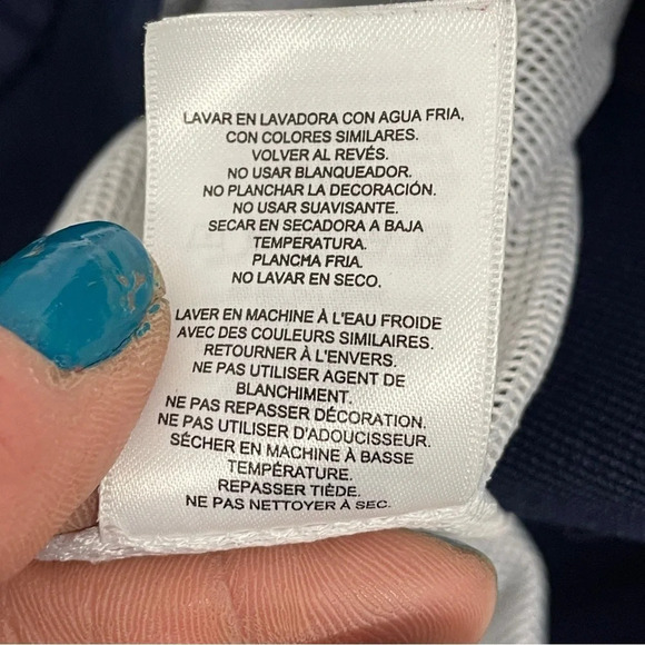 Fila Slade Track Jacket Men Logo Spell Out Red White Blue USA Windbreaker med - Picture 12 of 16